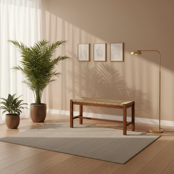 Banc Long Bois 100 cm Intérieur Salle à Manger Entrée Bout de Lit - Voir Détails