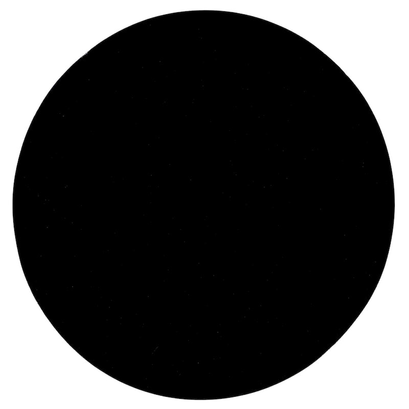 Table d'appoint ronde de 12 pouces avec pied tourné, bois de manguier au fini noir mat