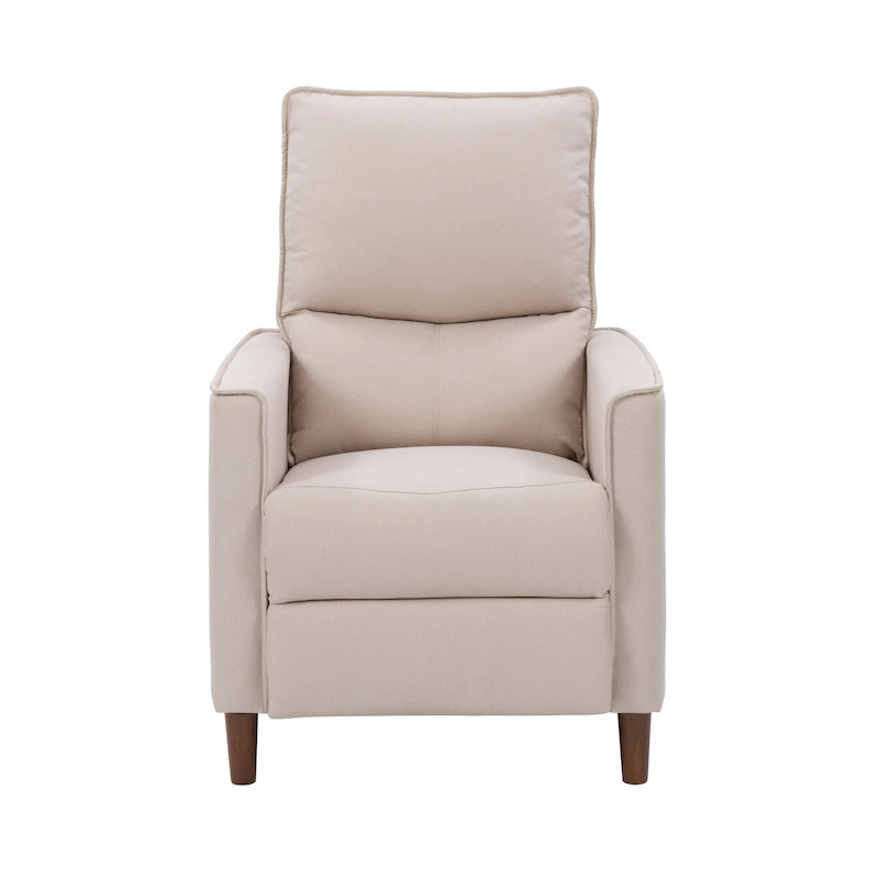 Fauteuil inclinable manuel haut dossier avec repose-pieds