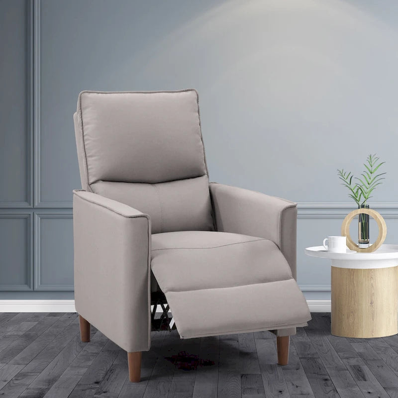 Fauteuil inclinable manuel haut dossier avec repose-pieds