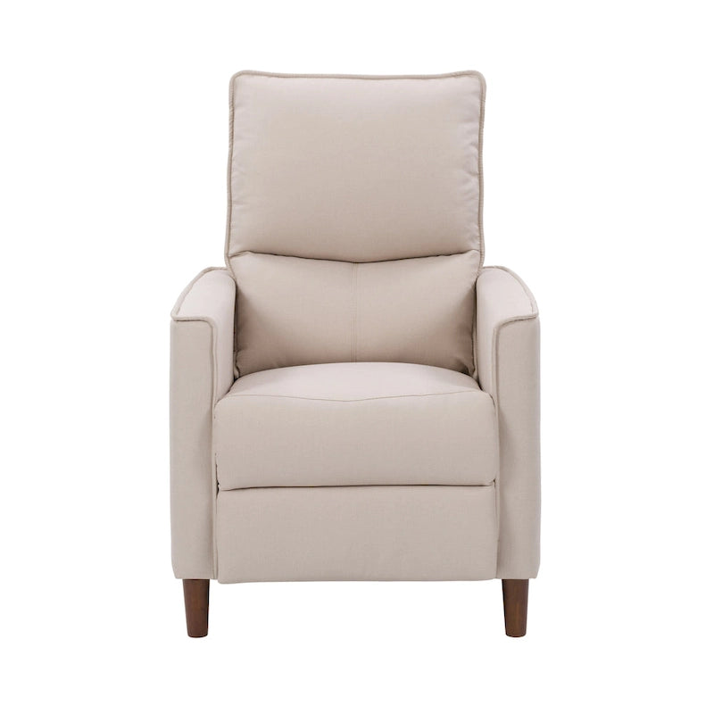 Fauteuil inclinable manuel haut dossier avec repose-pieds