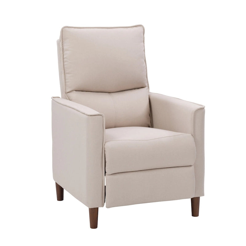 Fauteuil inclinable manuel haut dossier avec repose-pieds