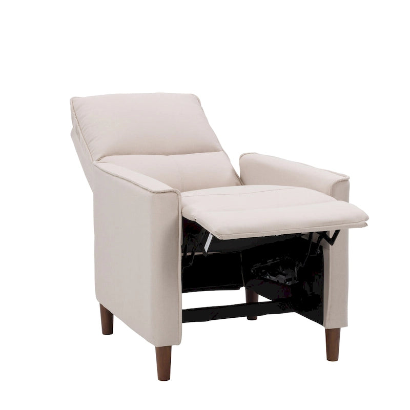 Fauteuil inclinable manuel haut dossier avec repose-pieds