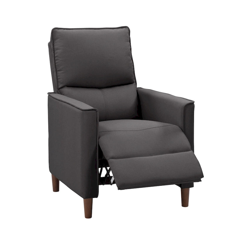Fauteuil inclinable manuel haut dossier avec repose-pieds
