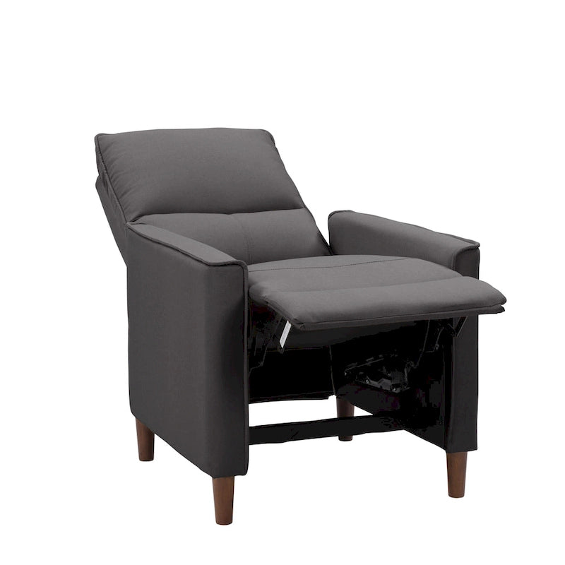 Fauteuil inclinable manuel haut dossier avec repose-pieds