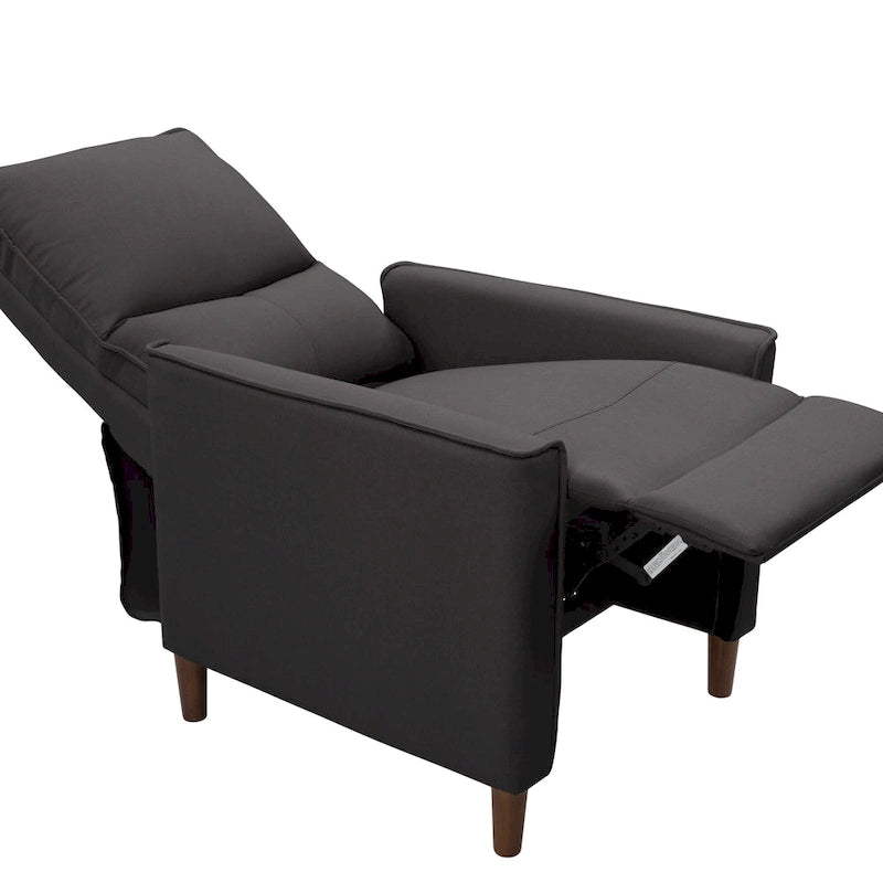 Fauteuil inclinable manuel haut dossier avec repose-pieds