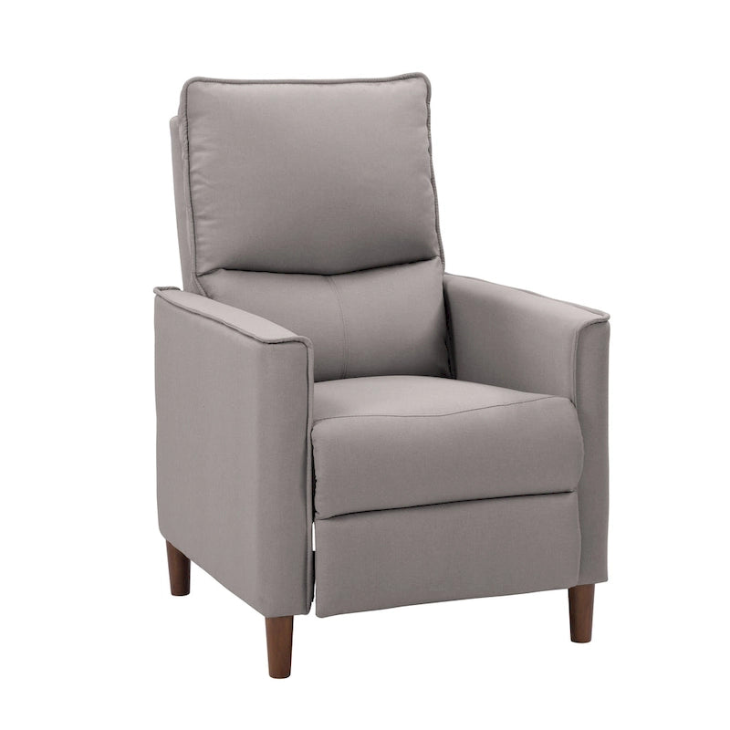 Fauteuil inclinable manuel haut dossier avec repose-pieds