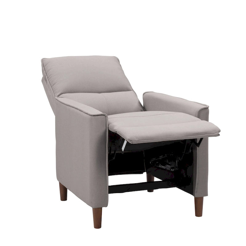 Fauteuil inclinable manuel haut dossier avec repose-pieds