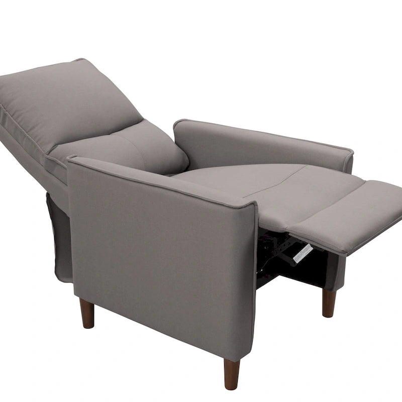 Fauteuil inclinable manuel haut dossier avec repose-pieds
