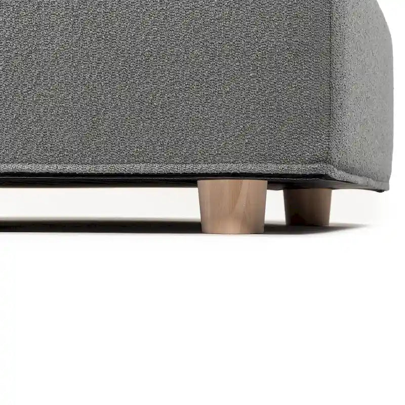 Chaise longue / Lit de jour - Chaise longue de luxe avec pieds en érable, Boucle