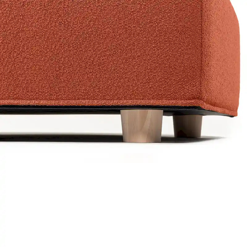 Chaise longue / Lit de jour - Chaise longue de luxe avec pieds en érable, Boucle