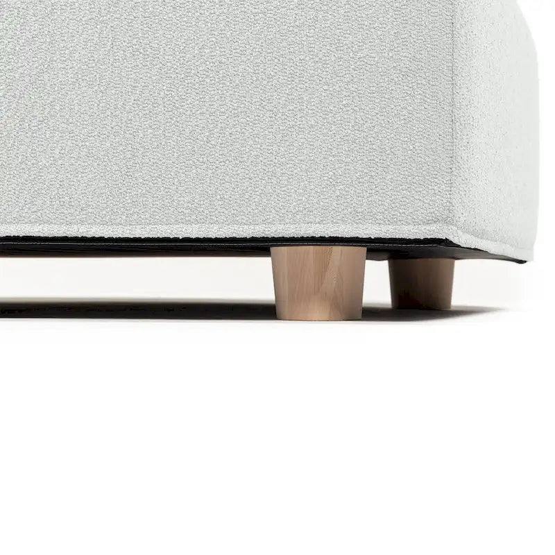 Chaise longue / Lit de jour - Chaise longue de luxe avec pieds en érable, Boucle