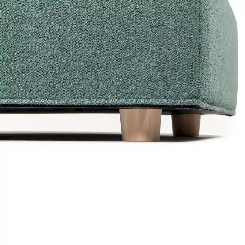 Chaise longue / Lit de jour - Chaise longue de luxe avec pieds en érable, Boucle