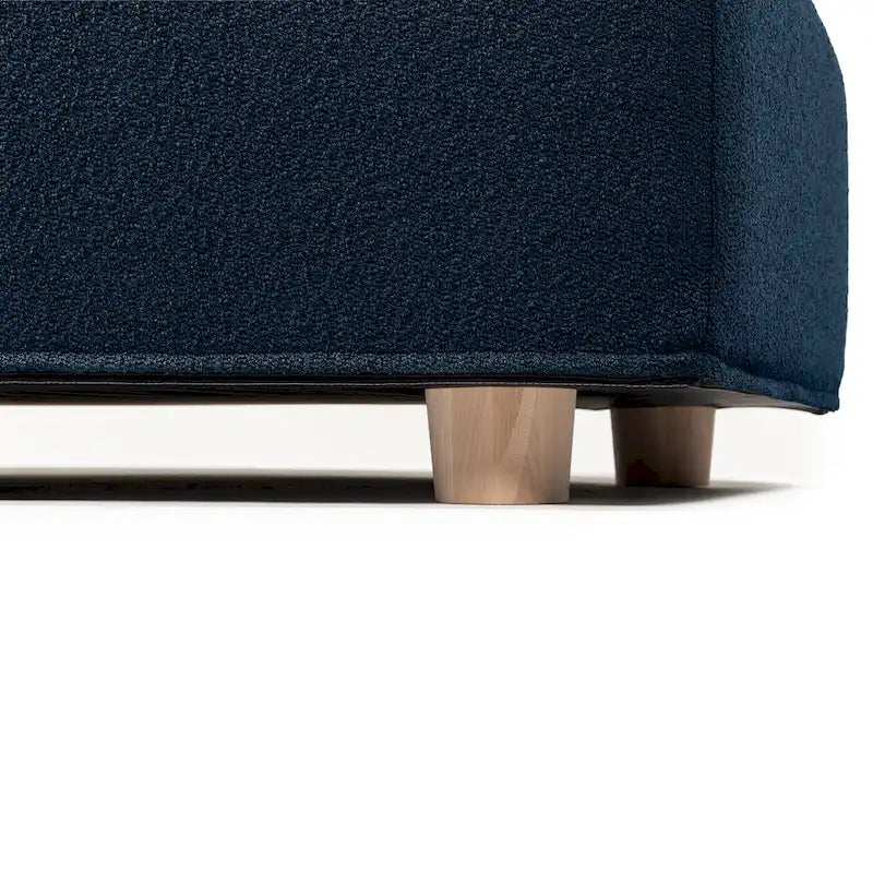 Chaise longue / Lit de jour - Chaise longue de luxe avec pieds en érable, Boucle