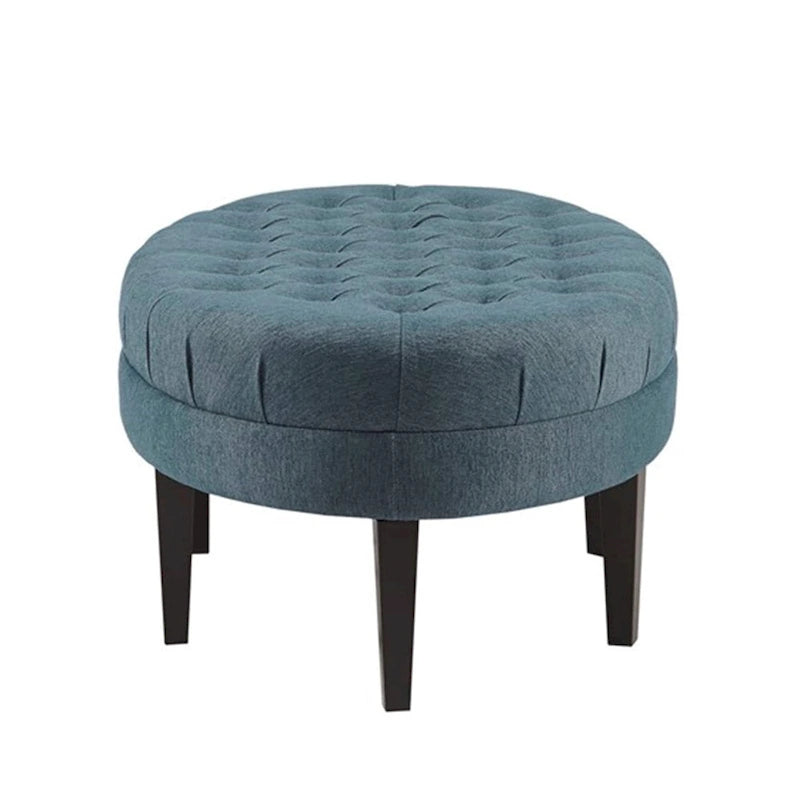 Pouffe capitonné Madison Park Chase Blue Surfboard