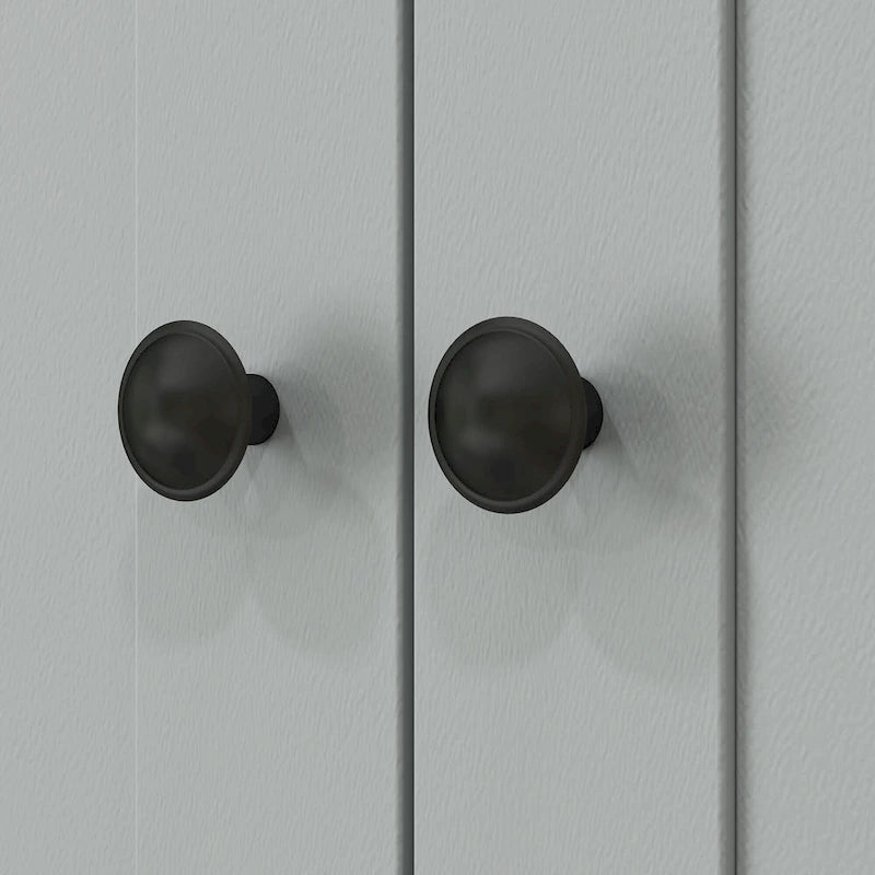 72 Armoire de cuisine autoportante, Armoire de rangement haute avec 2 placards, tiroir et étagères réglables
