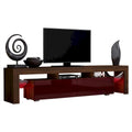 Meuble TV moderne de 200 cm (79 pouces) avec LED 16 couleurs