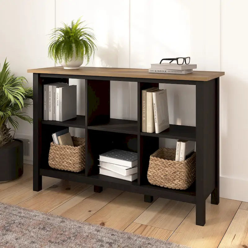 Meuble de rangement 6 cubes et étagère de rangement par