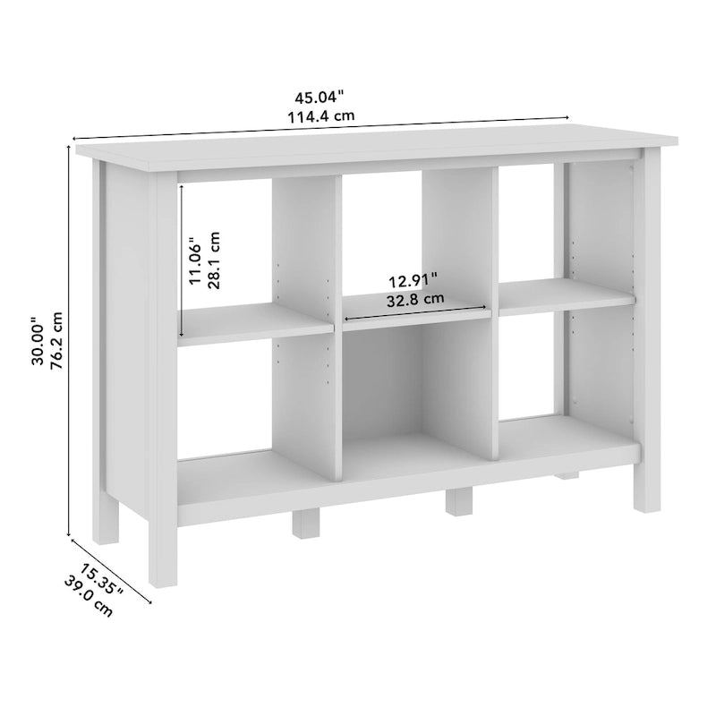 Meuble de rangement 6 cubes et étagère de rangement par
