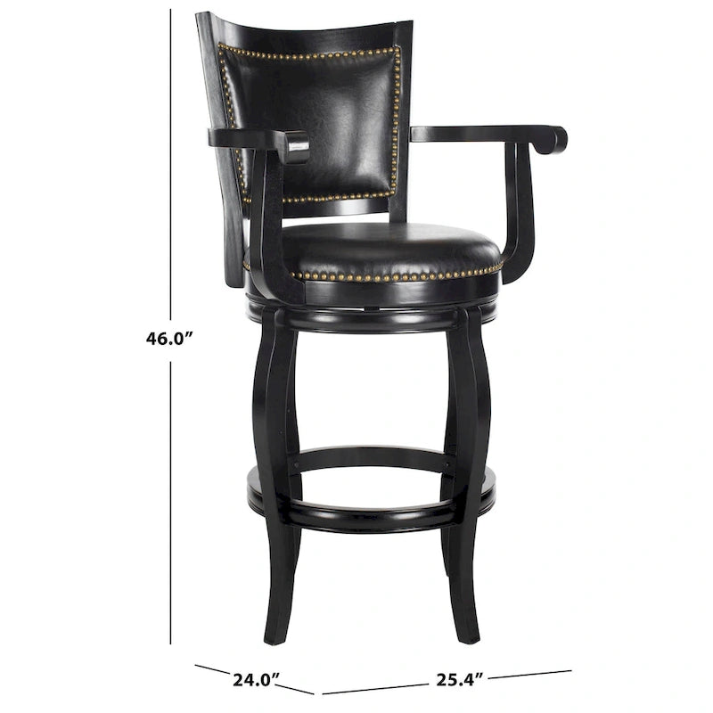 Tabouret de bar marron 29 pouces - 25Lx24Px46H