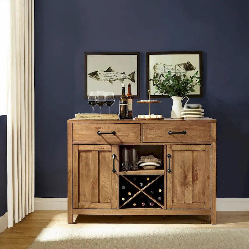 Buffet Fini Naturel - 52 L x 18 P x 36 H