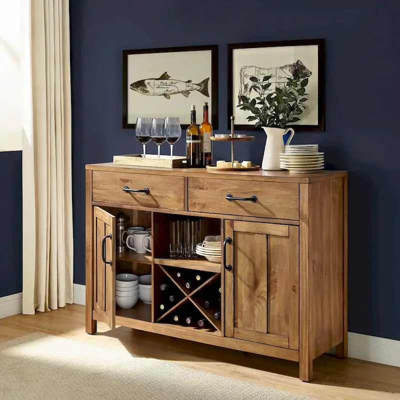 Buffet Fini Naturel - 52 L x 18 P x 36 H