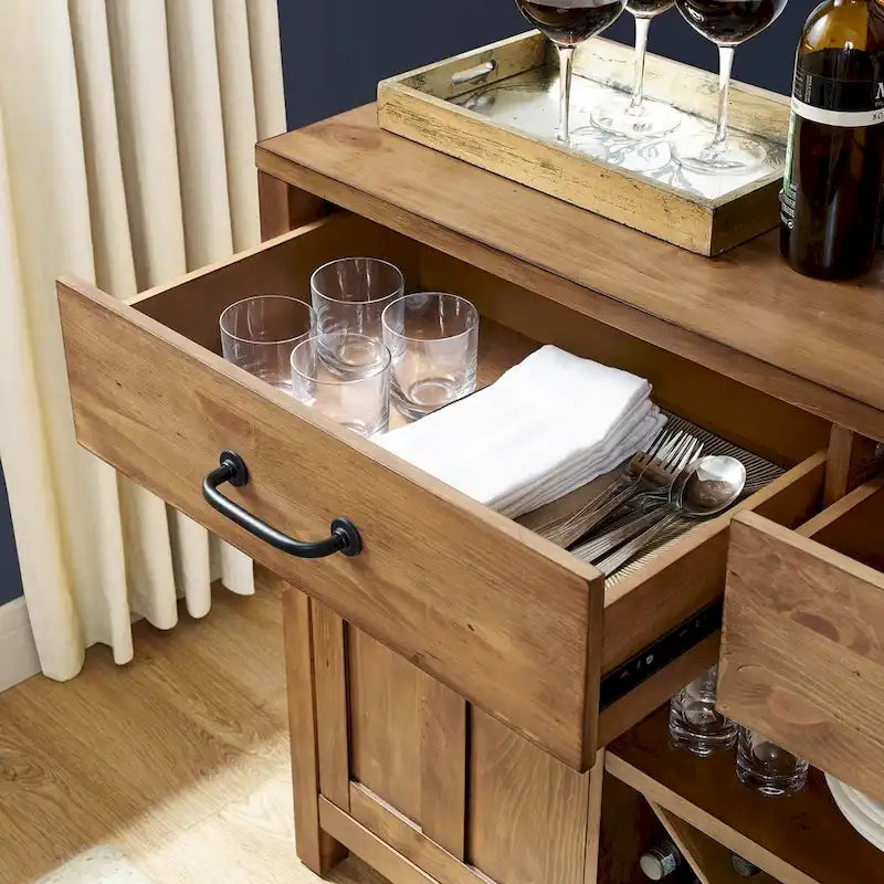Buffet Fini Naturel - 52 L x 18 P x 36 H