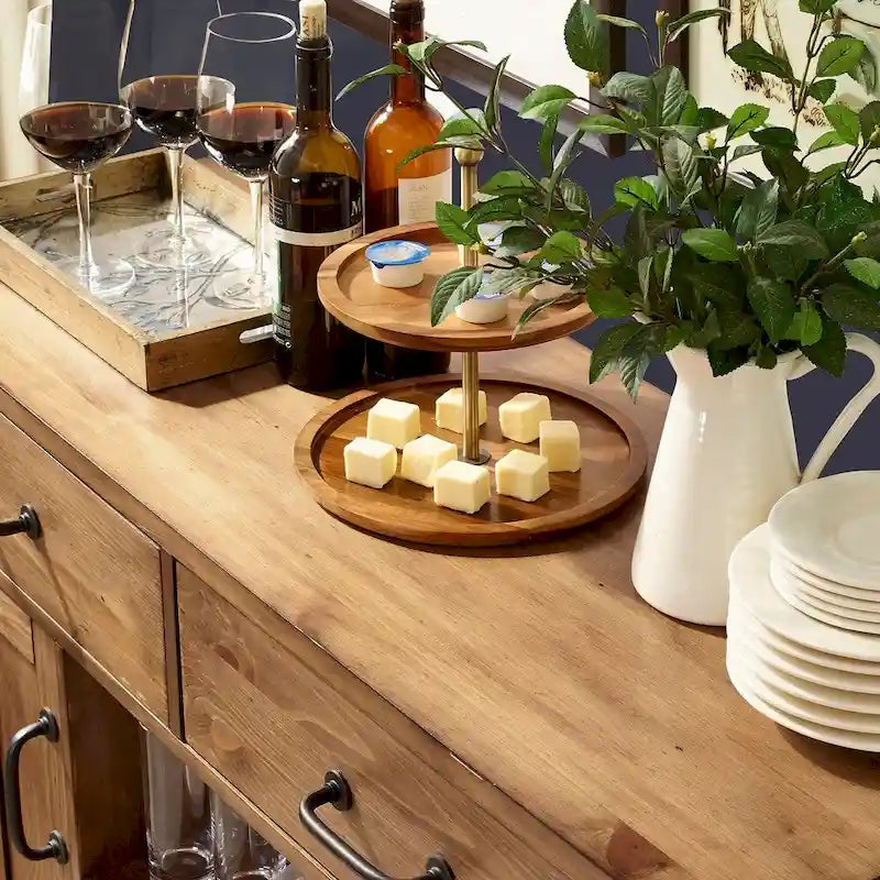 Buffet Fini Naturel - 52 L x 18 P x 36 H