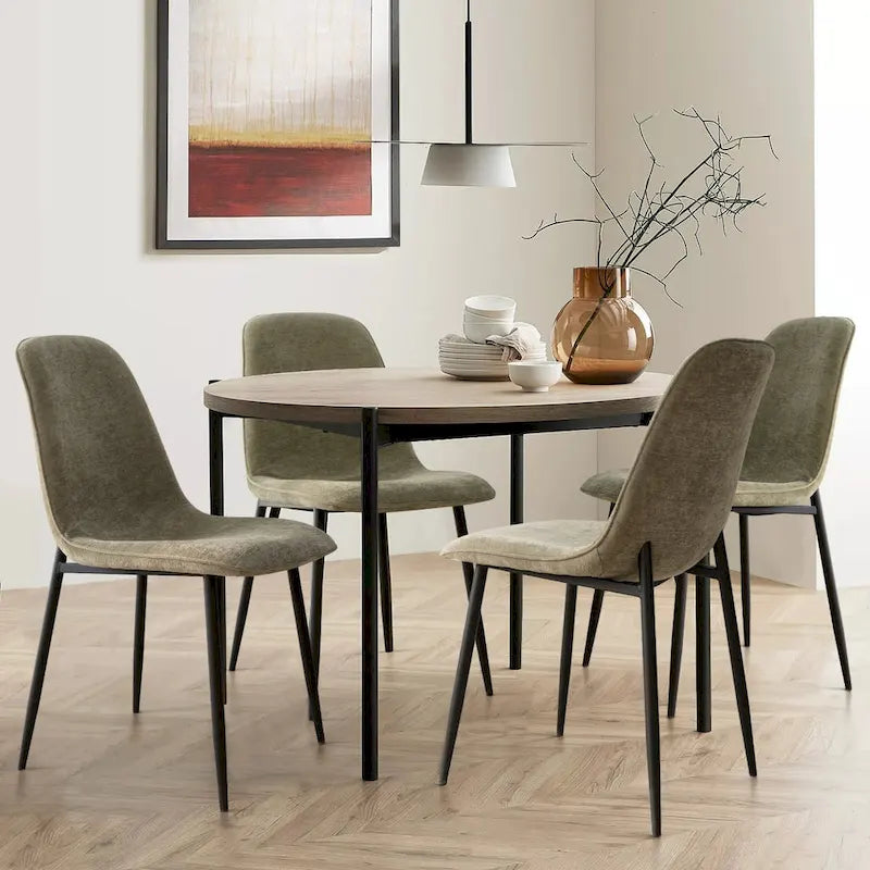 Chaise d'appoint rembourrée (lot de 4)