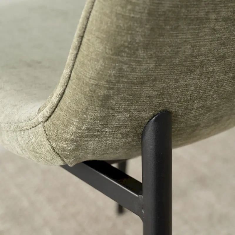 Chaise d'appoint rembourrée (lot de 4)