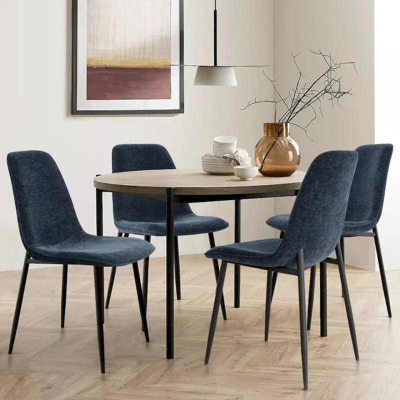 Chaise d'appoint rembourrée (lot de 4)