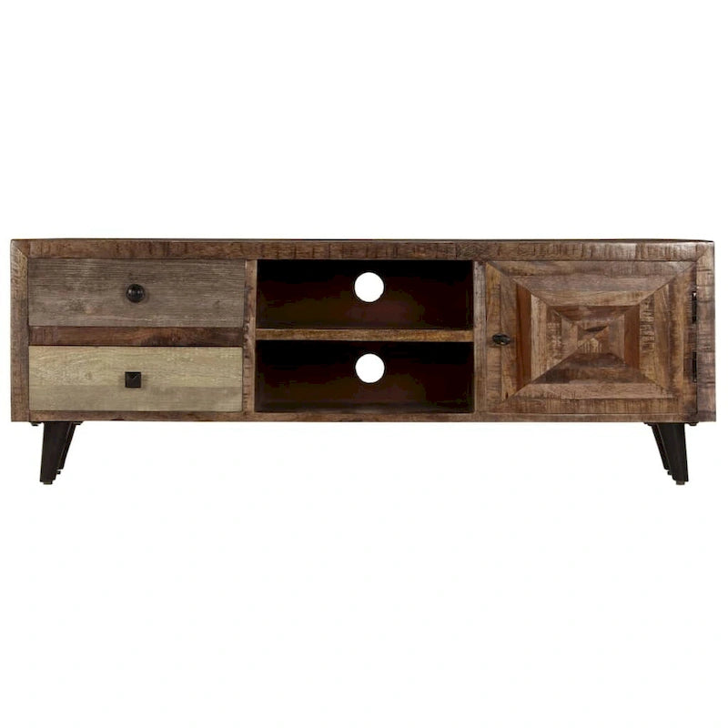 Meuble TV 46,5x11,8x15,7 Bois de manguier massif