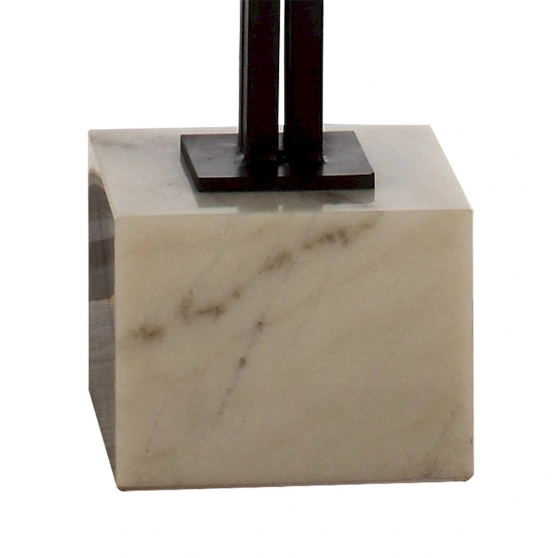 Table d'appoint Table basse 11 po, finition noir classique, verre