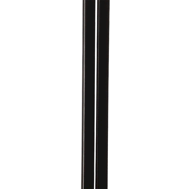 Table d'appoint Table basse 11 po, finition noir classique, verre