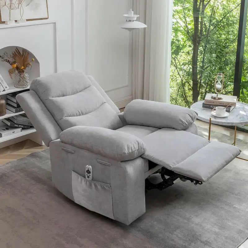 Fauteuil inclinable électrique avec fonction de massage réglable
