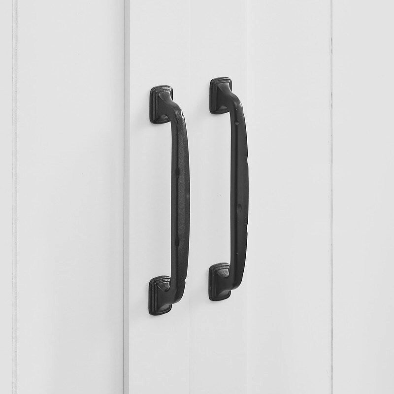 Meuble de bar rustique de 47 pouces avec porte coulissante de style grange