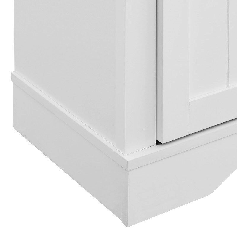Meuble de bar rustique de 47 pouces avec porte coulissante de style grange