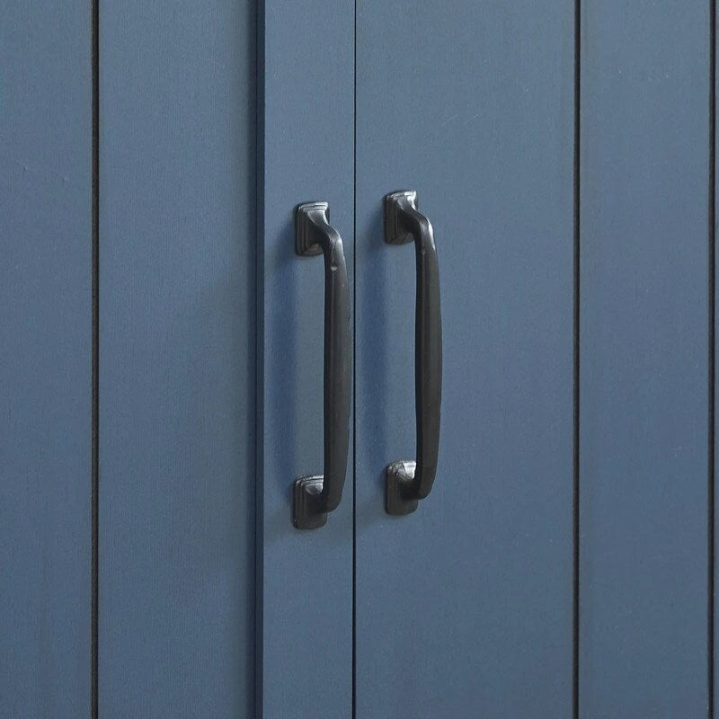 Meuble de bar rustique de 47 pouces avec porte coulissante de style grange