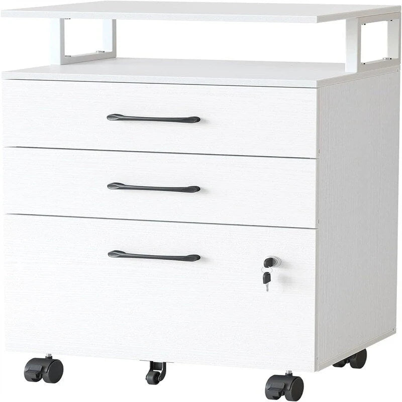 Classeur roulant à 3 tiroirs - 6,3P x 30,12L x 21,65H