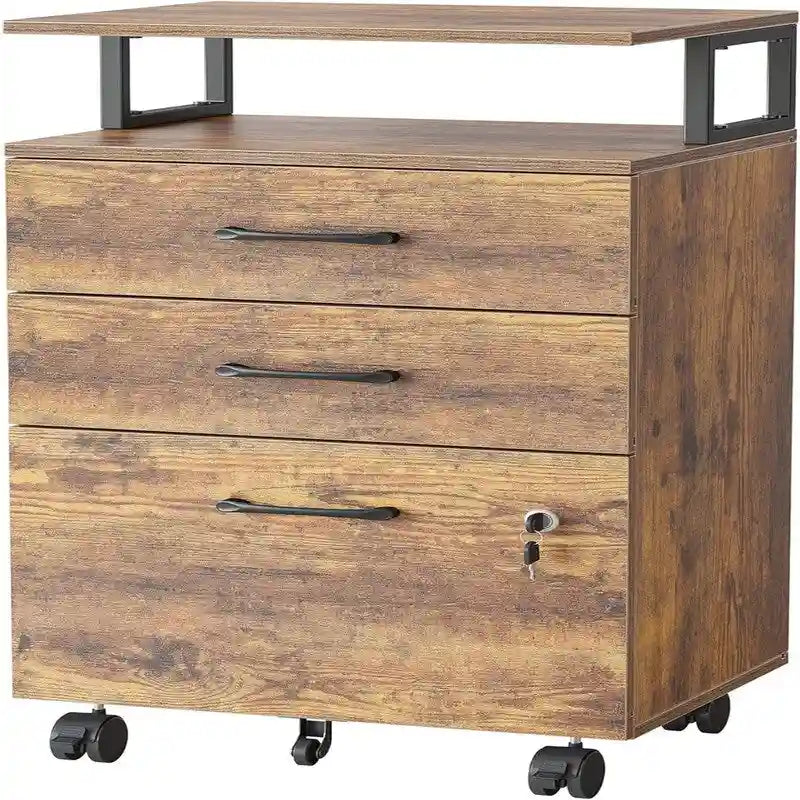 Classeur roulant à 3 tiroirs - 6,3P x 30,12L x 21,65H