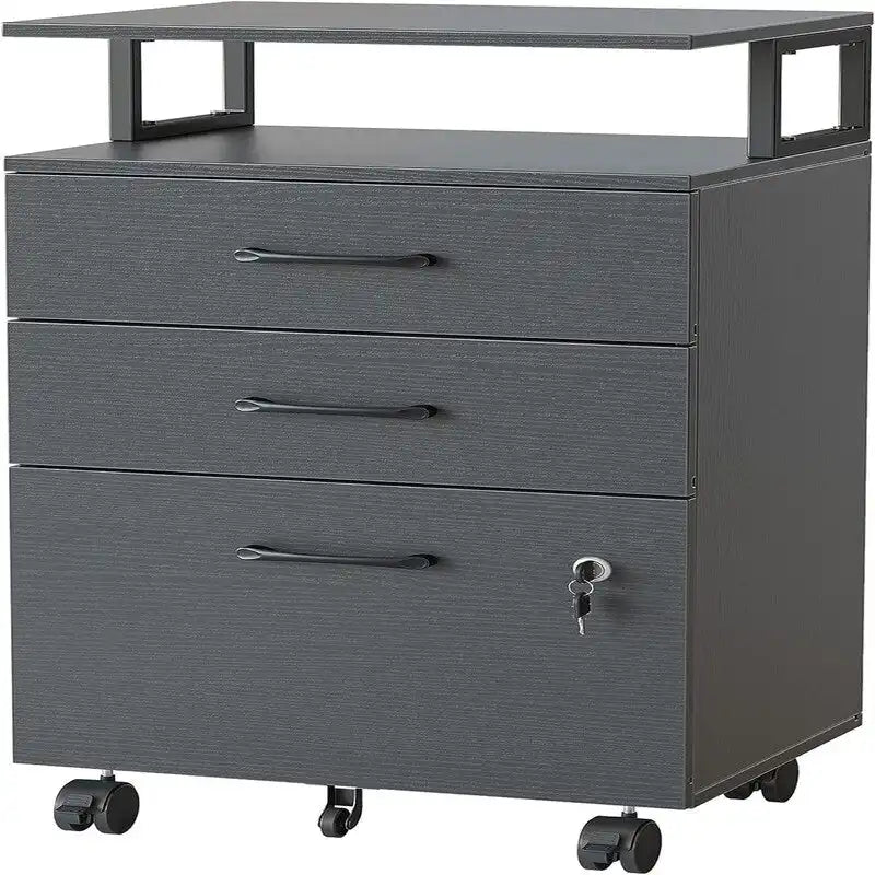 Classeur roulant à 3 tiroirs - 6,3P x 30,12L x 21,65H