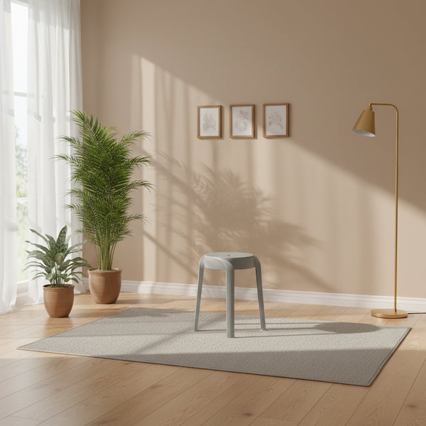 Tabourets de classe empilables (Lot de 6) Tabourets en plastique, Tabourets gigognes, Tabourets ronds colorés, Tabourets flexibles pour l'intérieur et l'extérieur