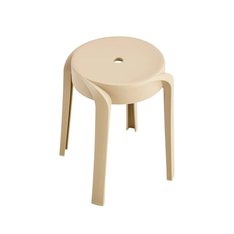 Tabourets de classe empilables (Lot de 6) Tabourets en plastique, Tabourets gigognes, Tabourets ronds colorés, Tabourets flexibles pour l'intérieur et l'extérieur