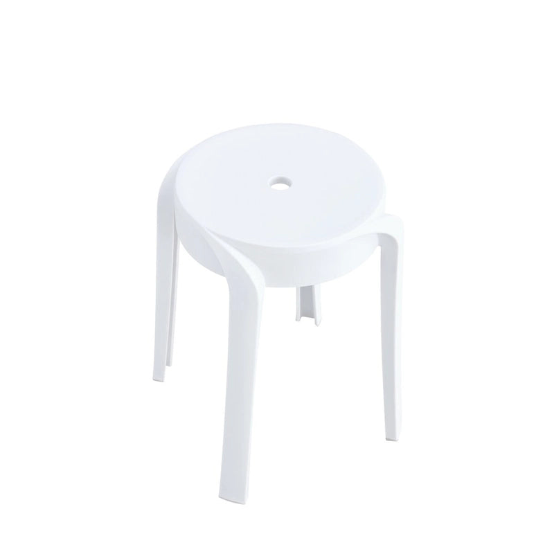 Tabourets de classe empilables (Lot de 6) Tabourets en plastique, Tabourets gigognes, Tabourets ronds colorés, Tabourets flexibles pour l'intérieur et l'extérieur