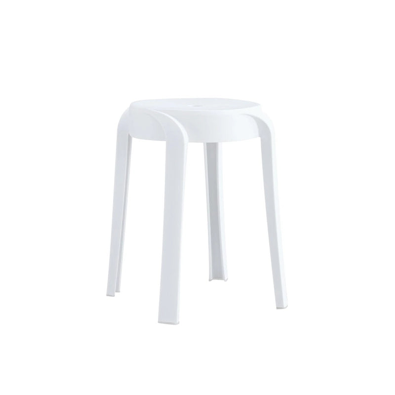 Tabourets de classe empilables (Lot de 6) Tabourets en plastique, Tabourets gigognes, Tabourets ronds colorés, Tabourets flexibles pour l'intérieur et l'extérieur