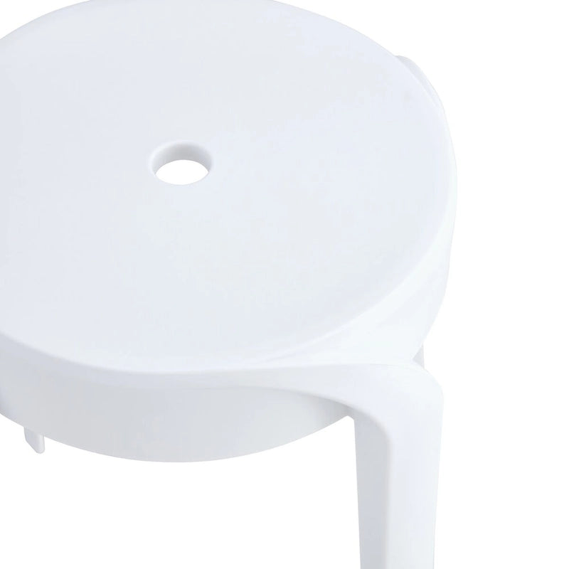 Tabourets de classe empilables (Lot de 6) Tabourets en plastique, Tabourets gigognes, Tabourets ronds colorés, Tabourets flexibles pour l'intérieur et l'extérieur